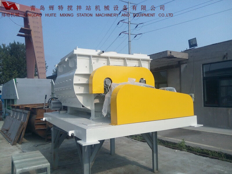 JS750攪拌臂采用偏心式設(shè)計，延長使用壽命，青島輝特機械